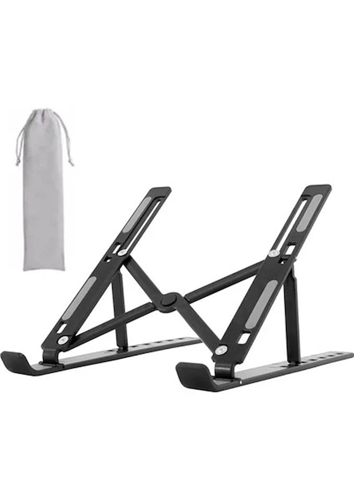 FRISBY FNC-5155st 10-15.6 (Kılıf Hediyeli) Katlabilir Aliminyum Döküm Notebook Standı