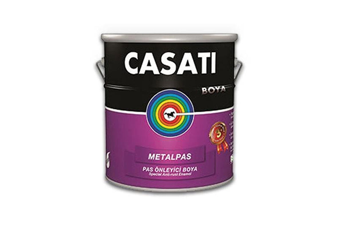 Casati Metalpas Pas Önleyici Boya Koyu Kahve 0,75 Litre
