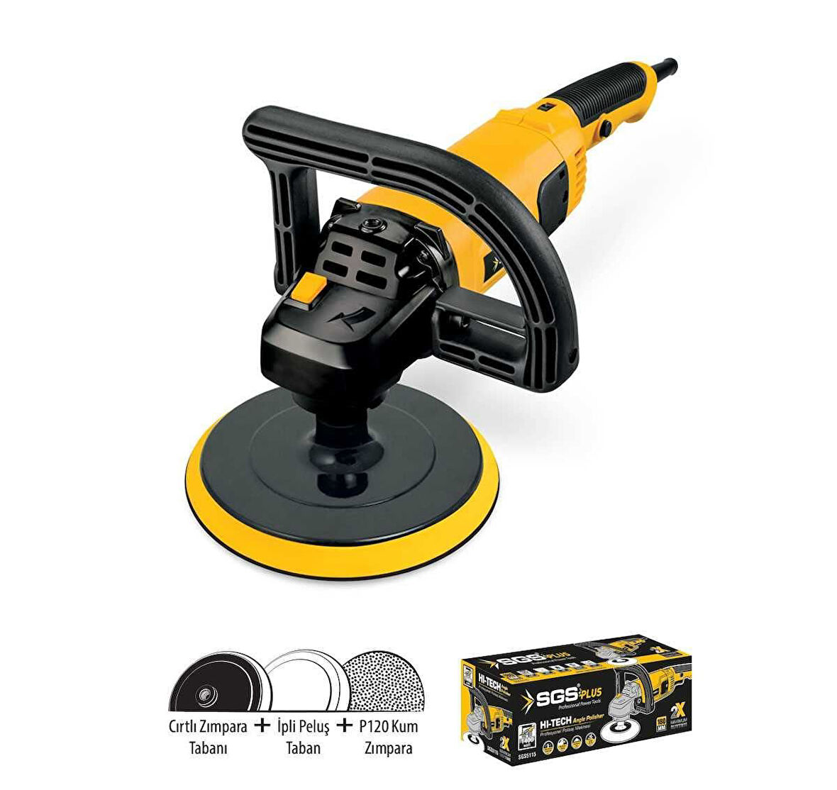 Sgs 5115 Polisaj Makinesi 180 mm 1400 Watt