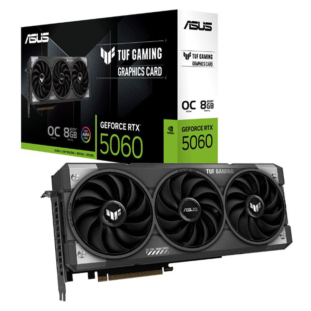ASUS GEFORCE TUF-RTX5060-O8G-GAMING 8GB GDDR7 128BIT 1XHDMI 2XDP EKRAN KARTI