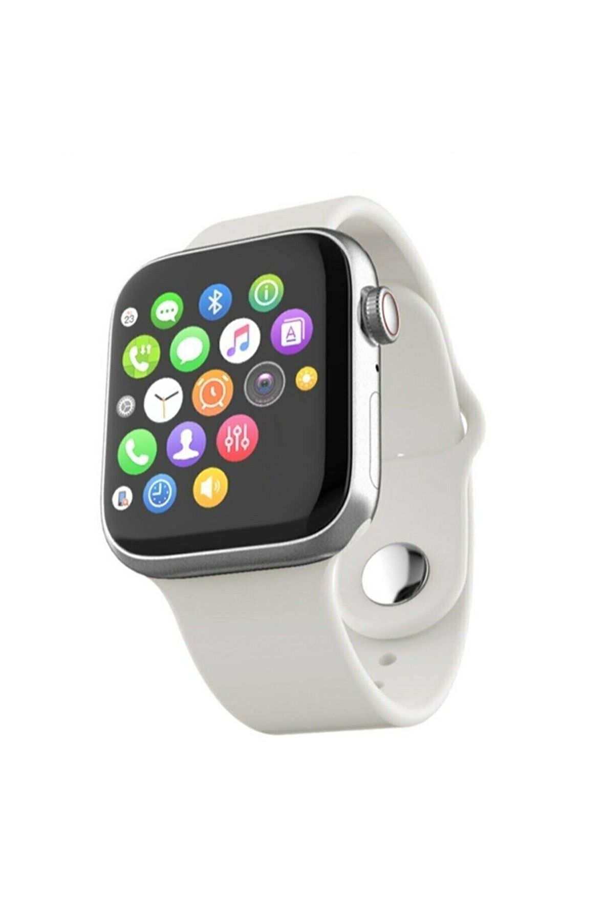 Pazariz Watch 7 Beyaz - Sarı Akıllı Saat