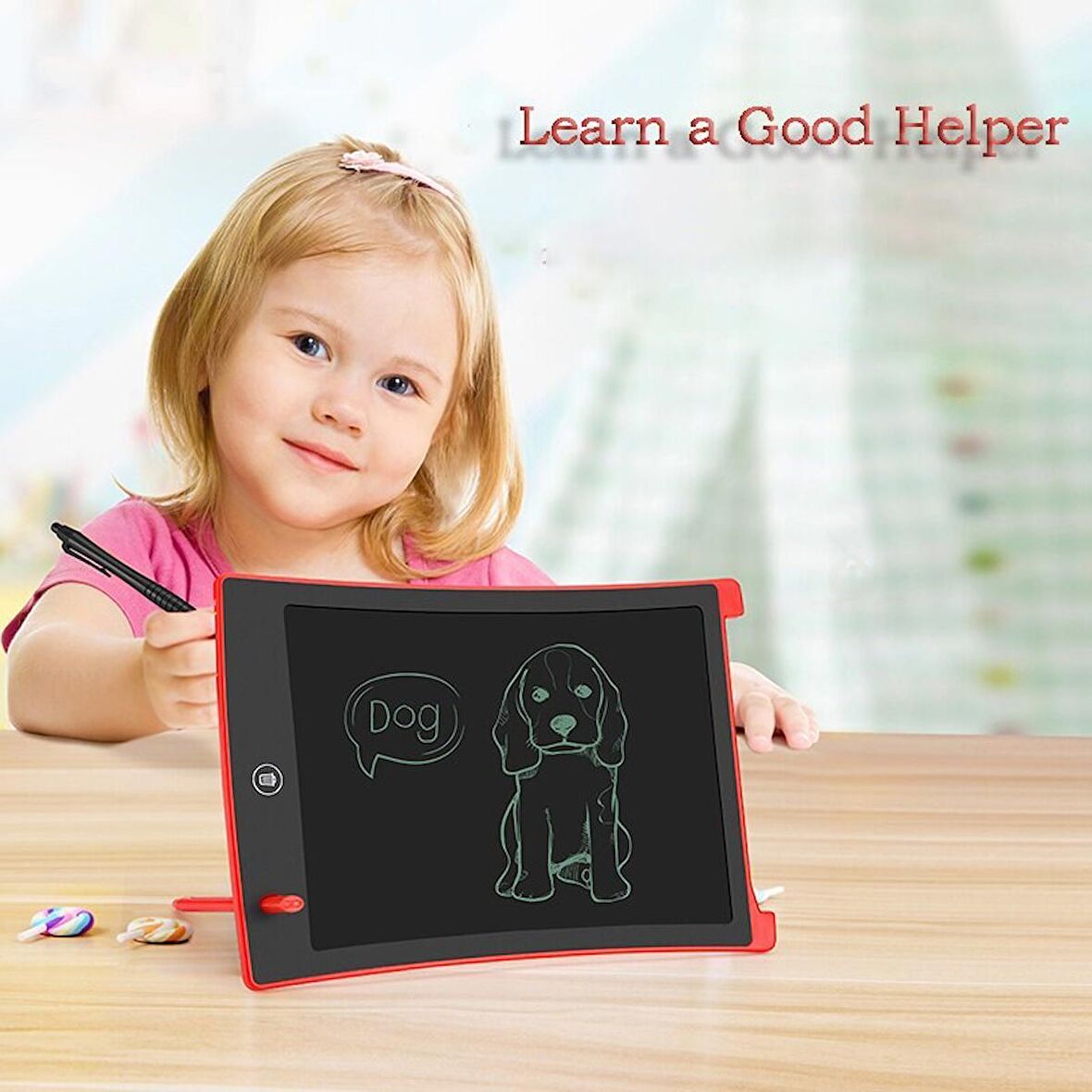 Pazariz Writing Tablet Lcd 8.5 Inç Dijital Kalemli Çizim Yazı Tahtası Grafik Not Yazma Eğitim Tablet