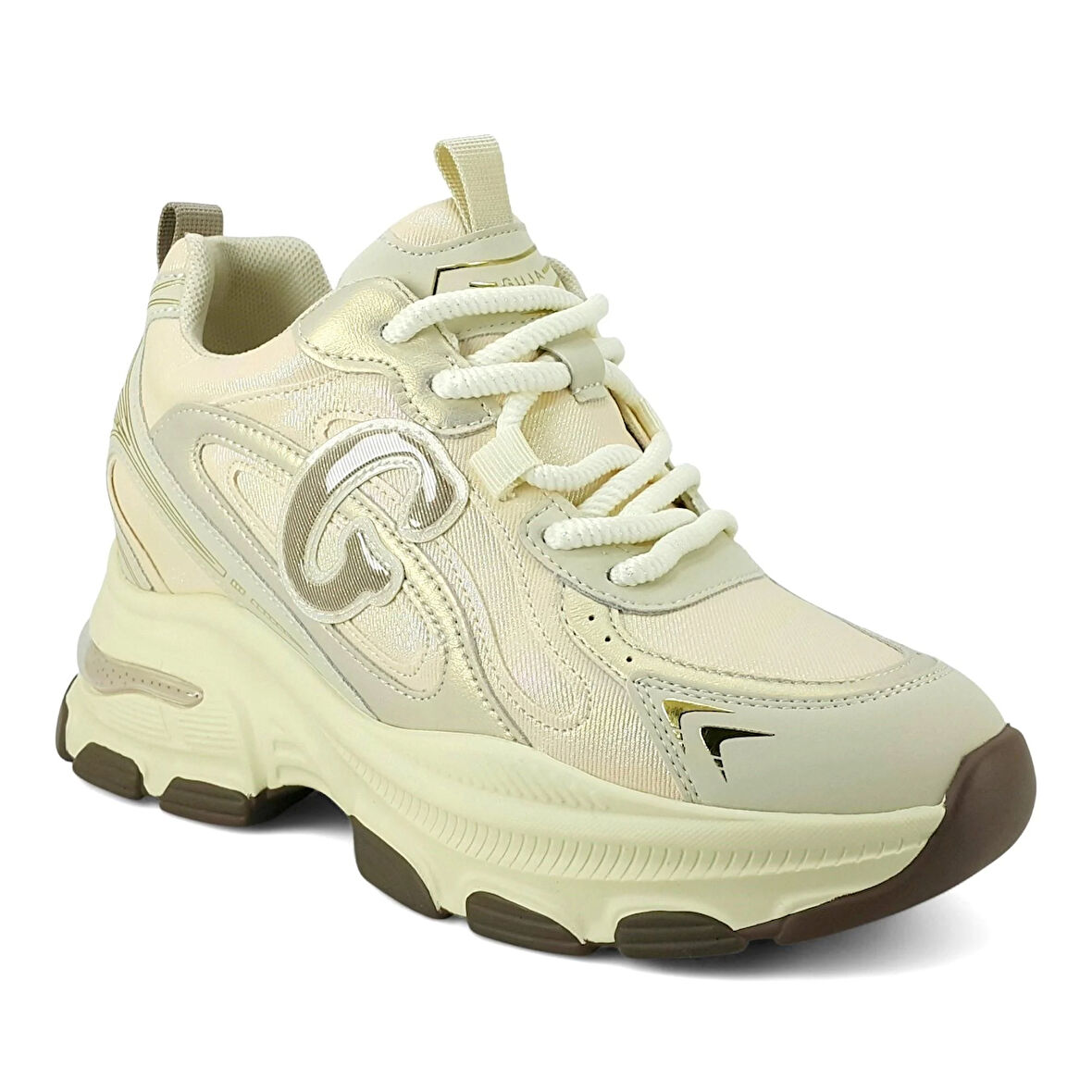 Guja 450 Kadın 25KA Sneaker Günlük Ayakkabı Bej