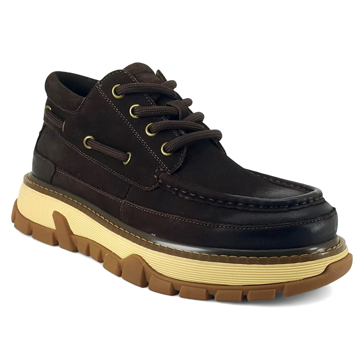 Guja 550 25KA Erkek Günlük Ayakkabı Kahverengi Nubuk