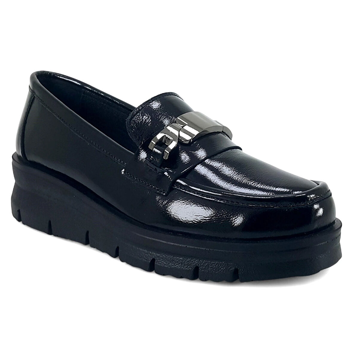 Beety 04 018 25KA Kadın Günlük Ayakkabı Siyah Rugan