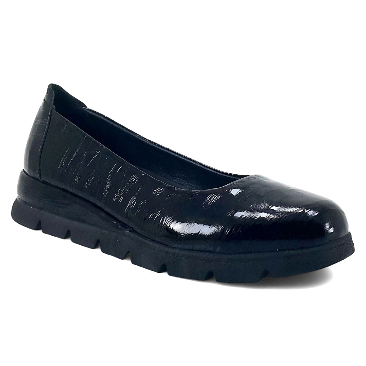 Beety 25201 25KA Kadın Günlük Ayakkabı Siyah Rugan