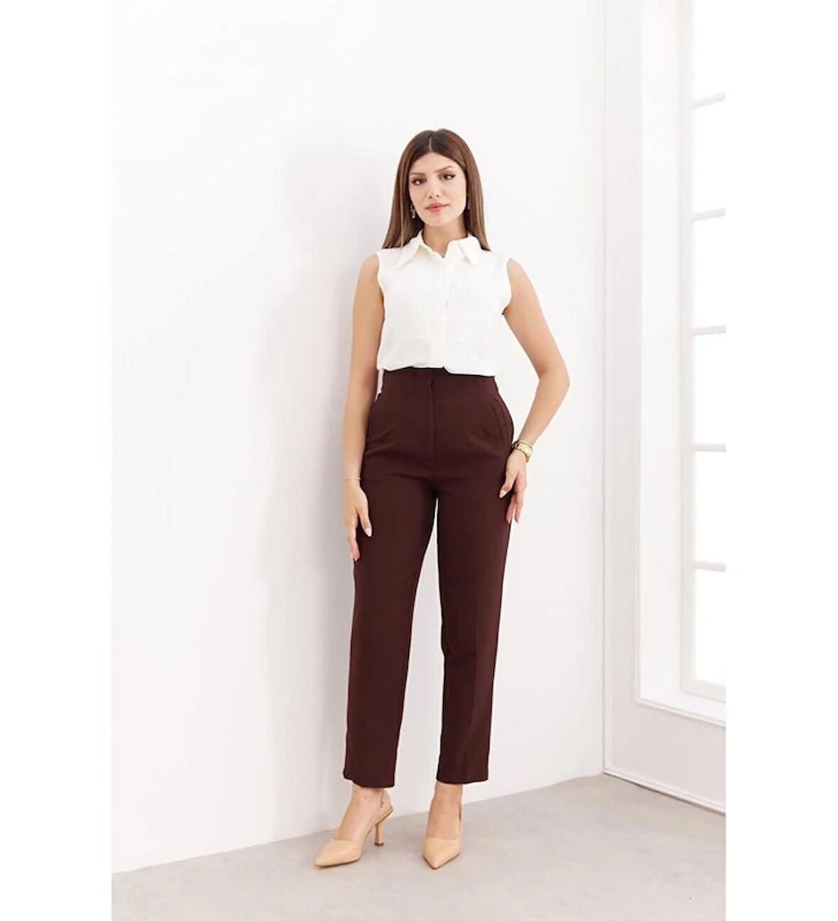 Zerra Çizgili Pantolon TNS-4420