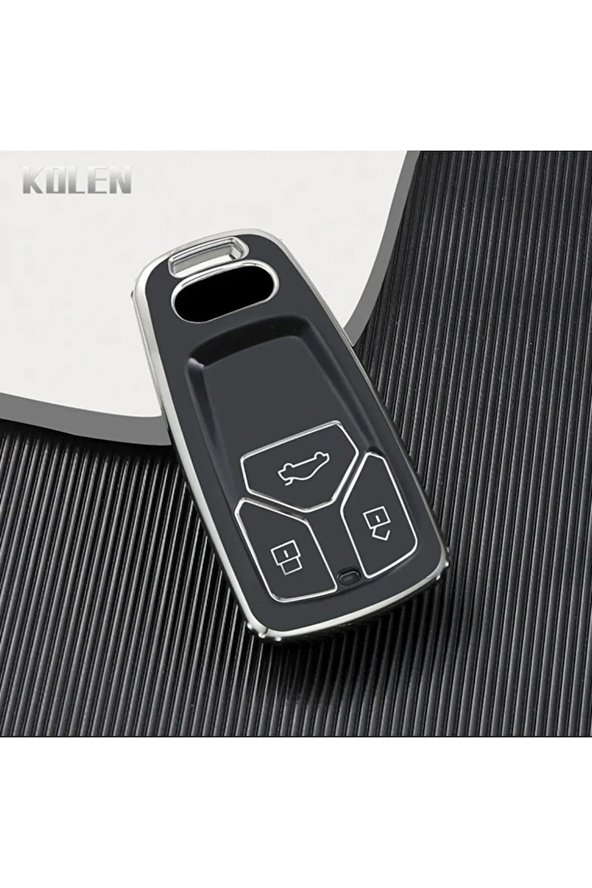 Audi Tt Sustasız Anahtar Kılıfı Siyah Renk