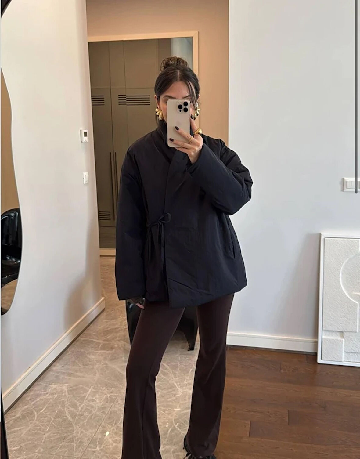 Lorena Kısa Kuşaklı Zara Model Şişme Mont TNS-4432