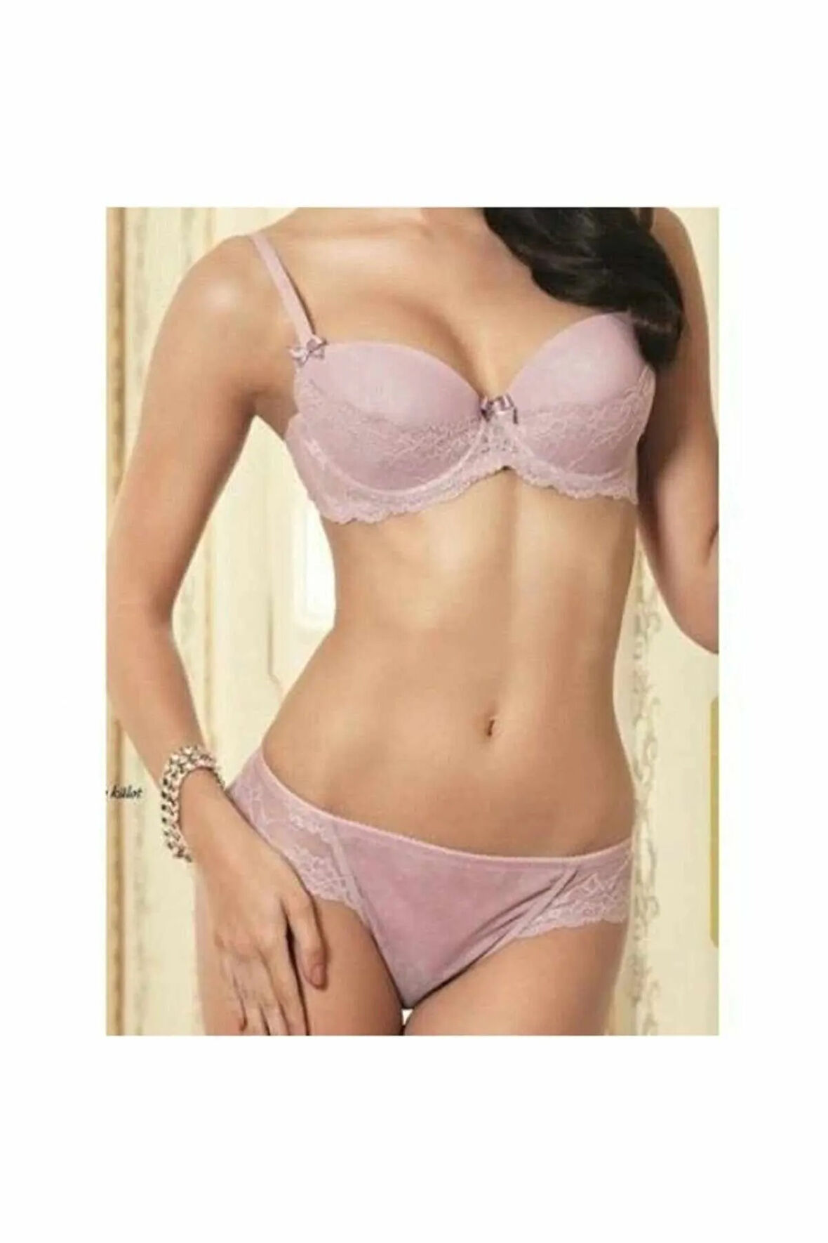 Kadın Pudra Destekli Sütyen Takım 4432