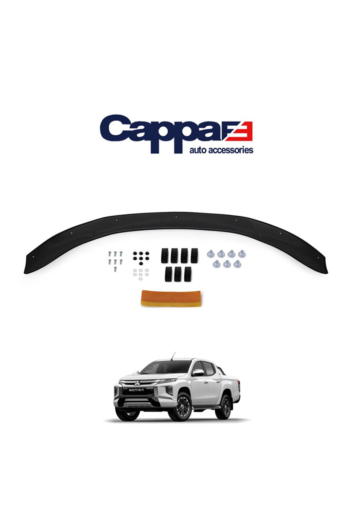 Mitsubishi L200 Ön Kaput Koruyucu Rüzgarlığı 2019- Yılı Ve Sonras