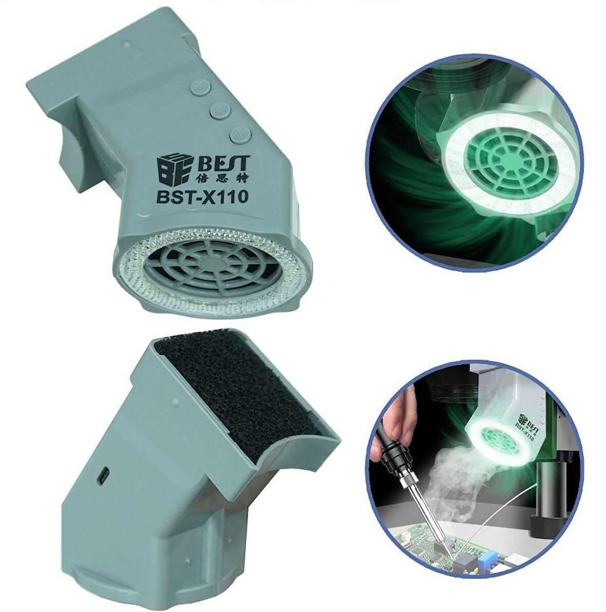 BST-X110 MİKROSKOP LED AYDINLATMA VE DUMAN EMİCİ