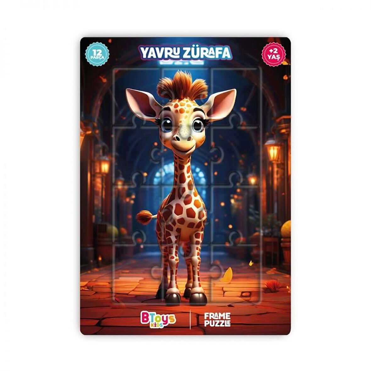 5 Adet Lisanslı 12 Parça Btoys Can Frame Puzzle(5 Adet Puzzle Gönderilecektir.)