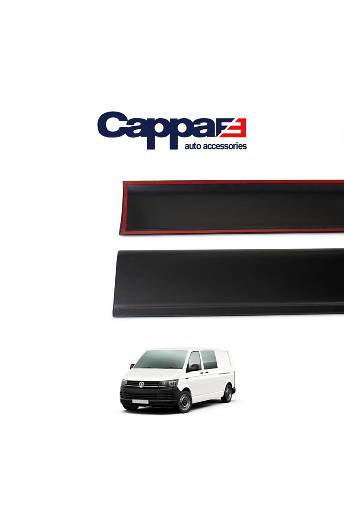 Volkswagen T6 Transporter Dodik Seti Uv Katkılı (Abs) Mat Siyah 11 Parça 2015-2020