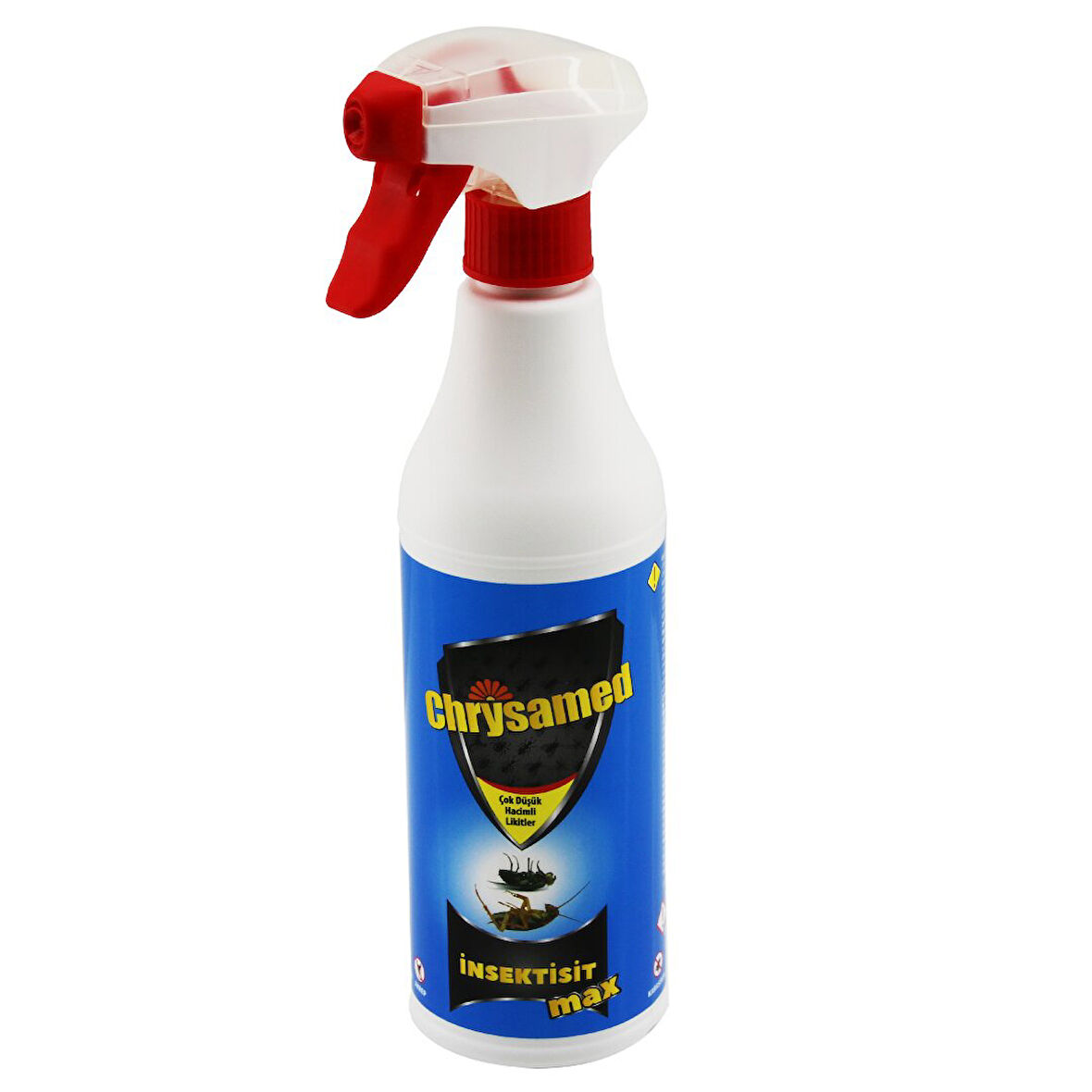 CHRYSAMED İNSEKTİSİT MAX SIVI BÖCEK İLAÇ SPREY 500ML HAMAMBÖCEK - KENE - AKREP - KARINCA - TAHTA KURUSU  GO5060Gok180152