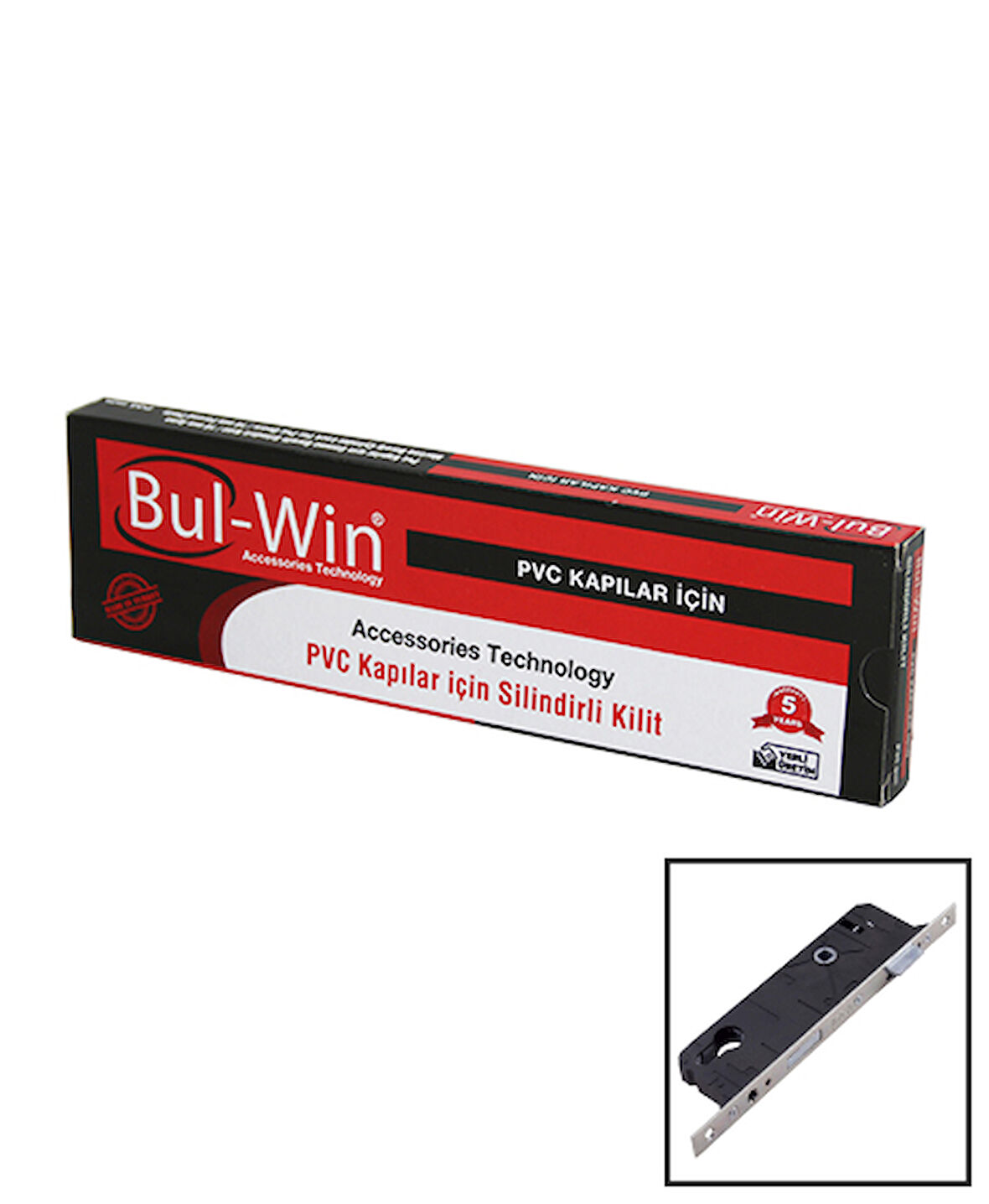 SİLİNDİRLİ PVC KAPI KİLİT P35MM  GO50606111240