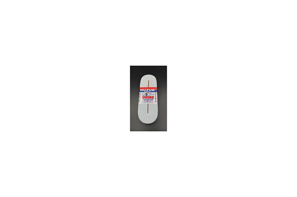 BEYAZ - 3CM PAÇA LASTİK YASSI GENİŞ 10MT.  GO50603617290
