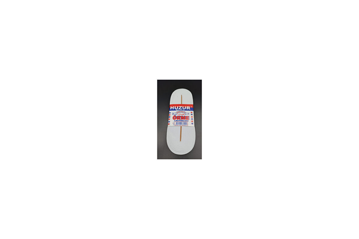 BEYAZ - 1.5CM PAÇA LASTİK YASSI GNİŞ 10MT.  GO50603568750