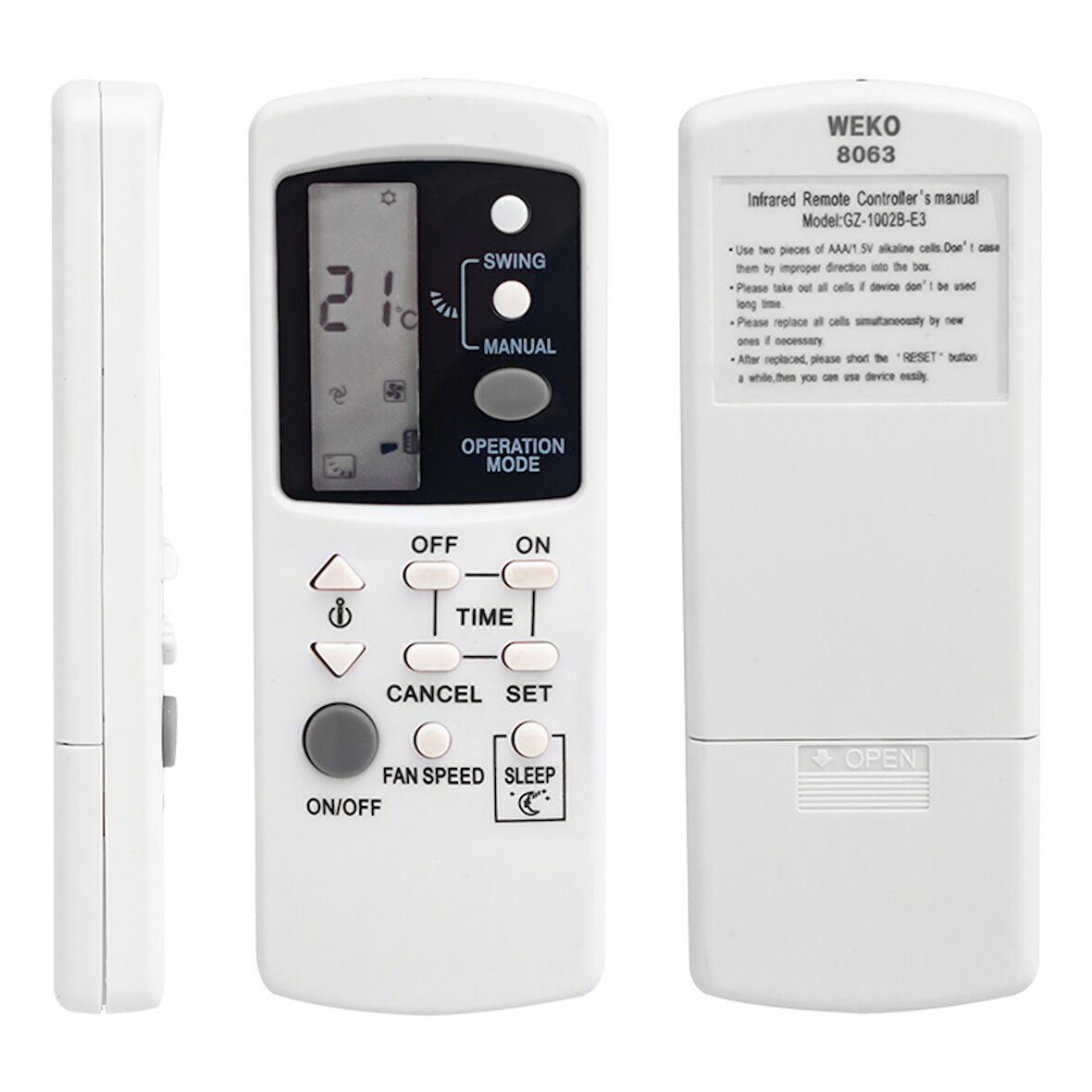 FUJICOOL GZ-1002B-E3 KLİMA KUMANDASI  GO50607868770