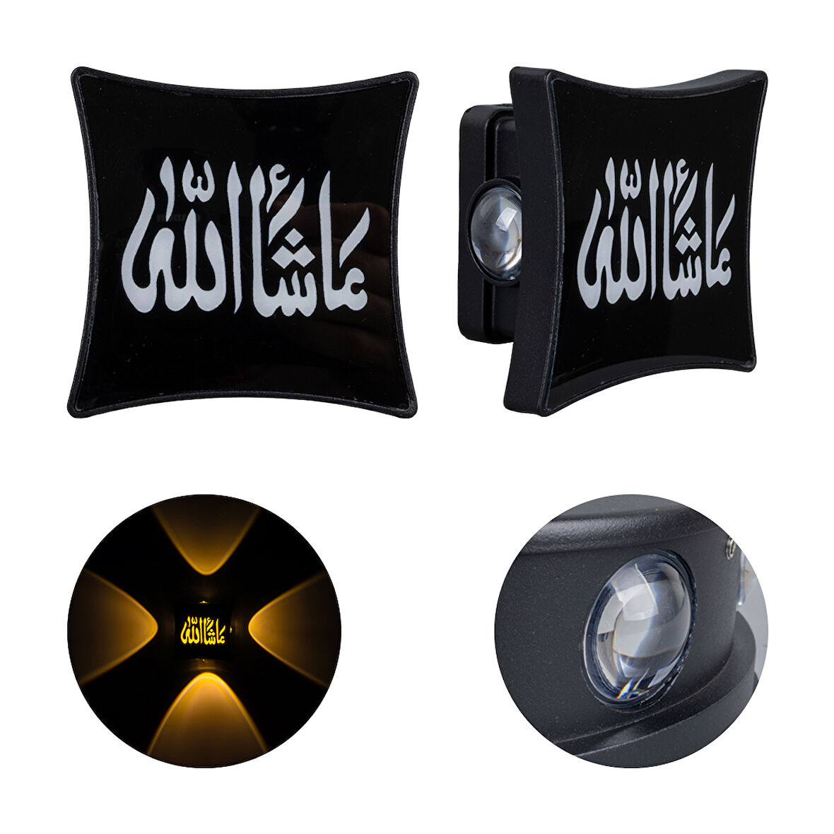 3000K MAŞALLAH DEKORATİF LED DUVAR APLİK  GO506089MT-24448