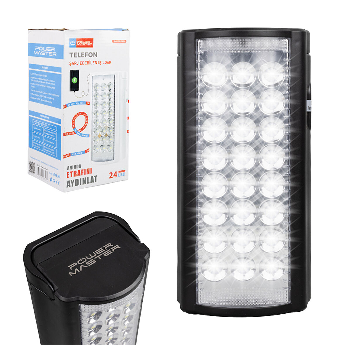 24 LEDLİ TELEFON ŞARJ EDEBİLEN IŞILDAK  GO506089MT-23800