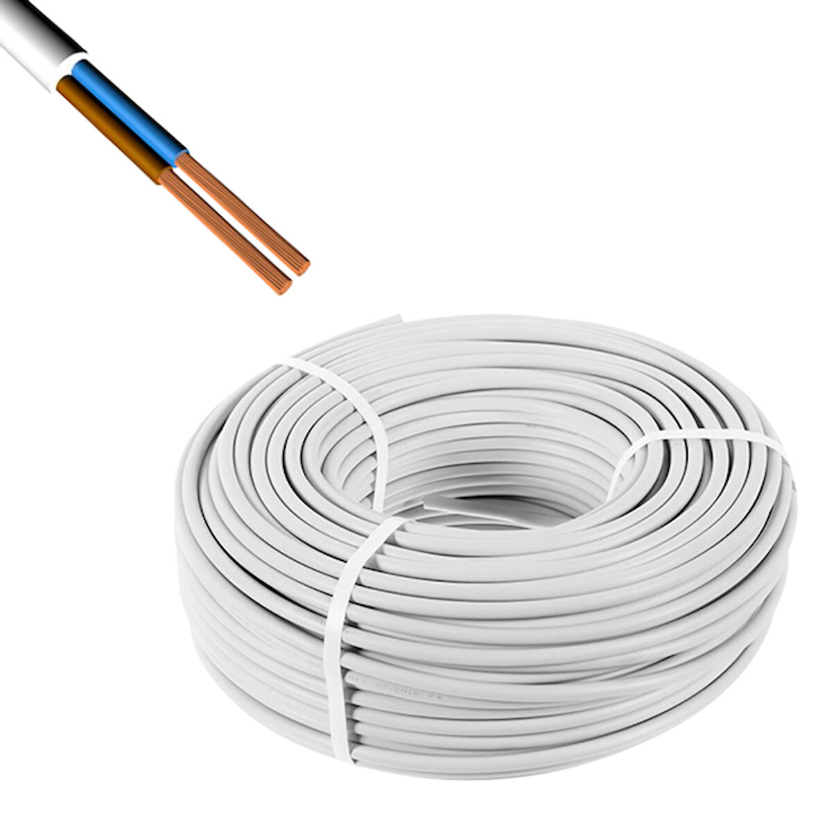 2 X 0.75 CCA TTR KABLO (100 METRE) (5060)