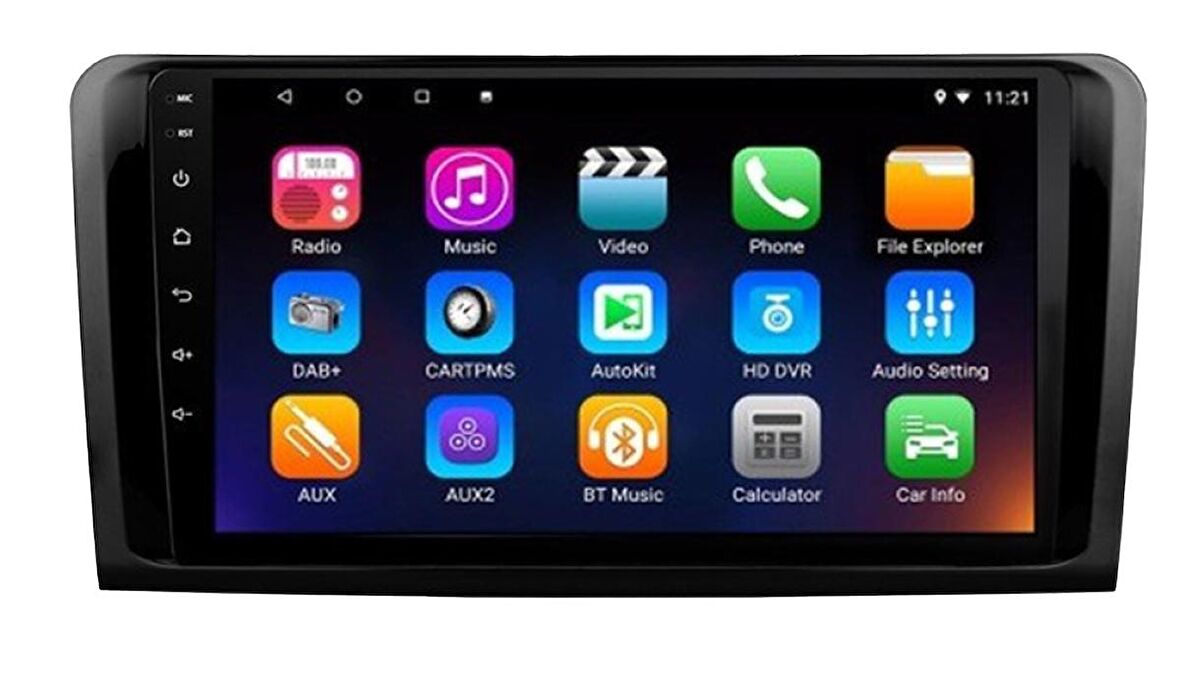 Mercedes GL Serisi (2005-2012) Uyumlu Android Multimedya Sistemi – 4 Çekirdek İşlemci, 4GB RAM, 64GB Hafıza, CarPlay & Android Auto, Geri Görüş Kamerası