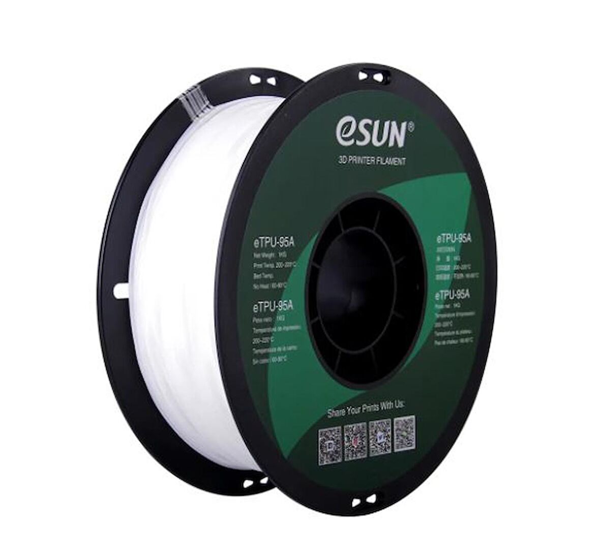 Esun- eTPU 95 A Filament 1.75mm Beyaz