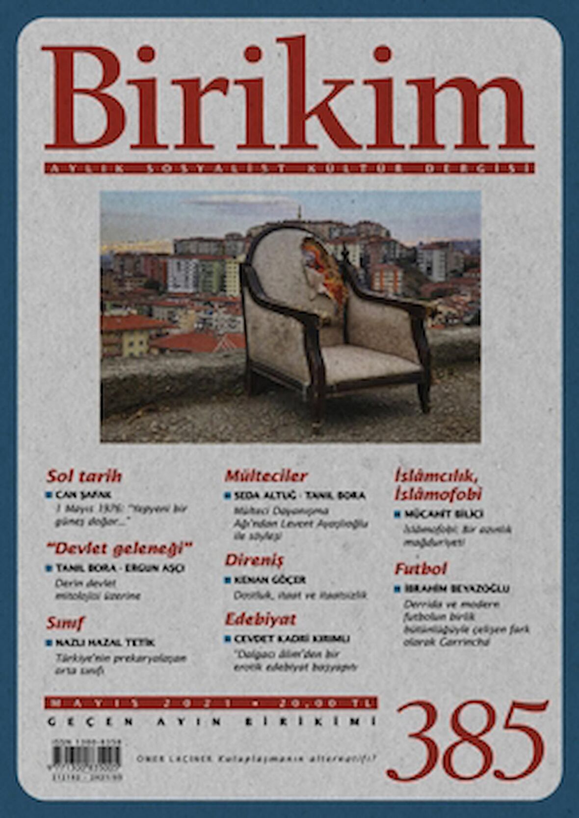 Birikim Aylık Sosyalist Kültür Dergisi Sayı: 385 Mayıs 2021