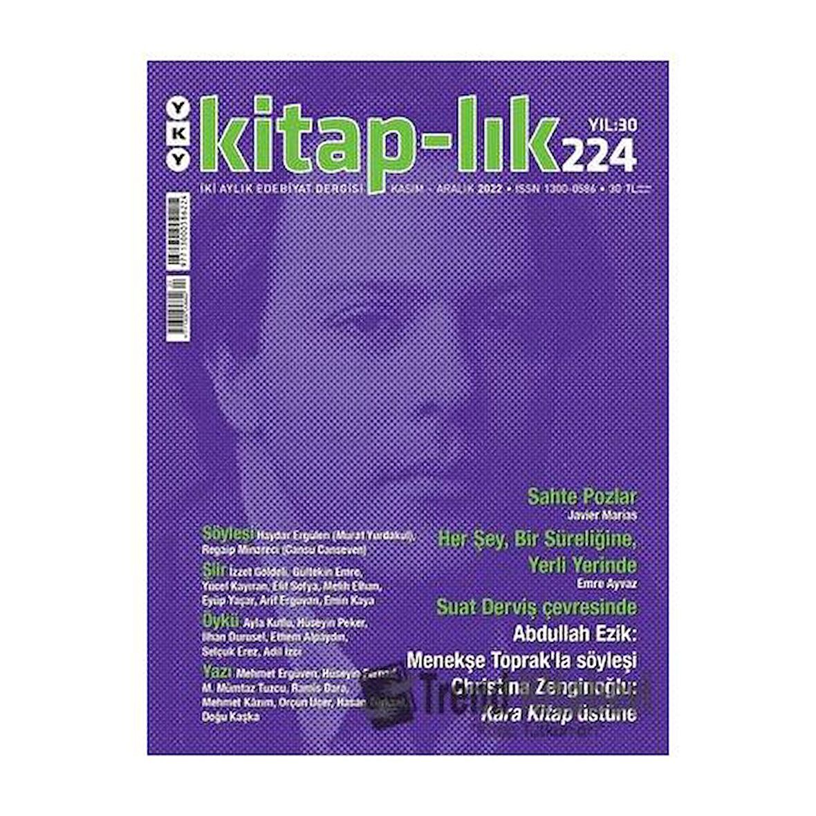 Kitap-lık Dergisi Sayı: 224 Kasım - Aralık 2022