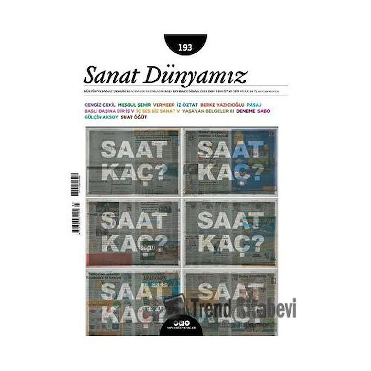 Sanat Dünyamız 193 / Mart - Nisan 2023