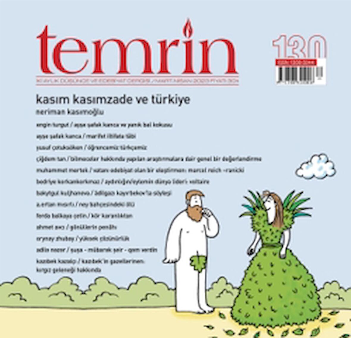 Temrin Düşünce ve Edebiyat Dergisi Sayı: 130 Mart - Nisan 2023