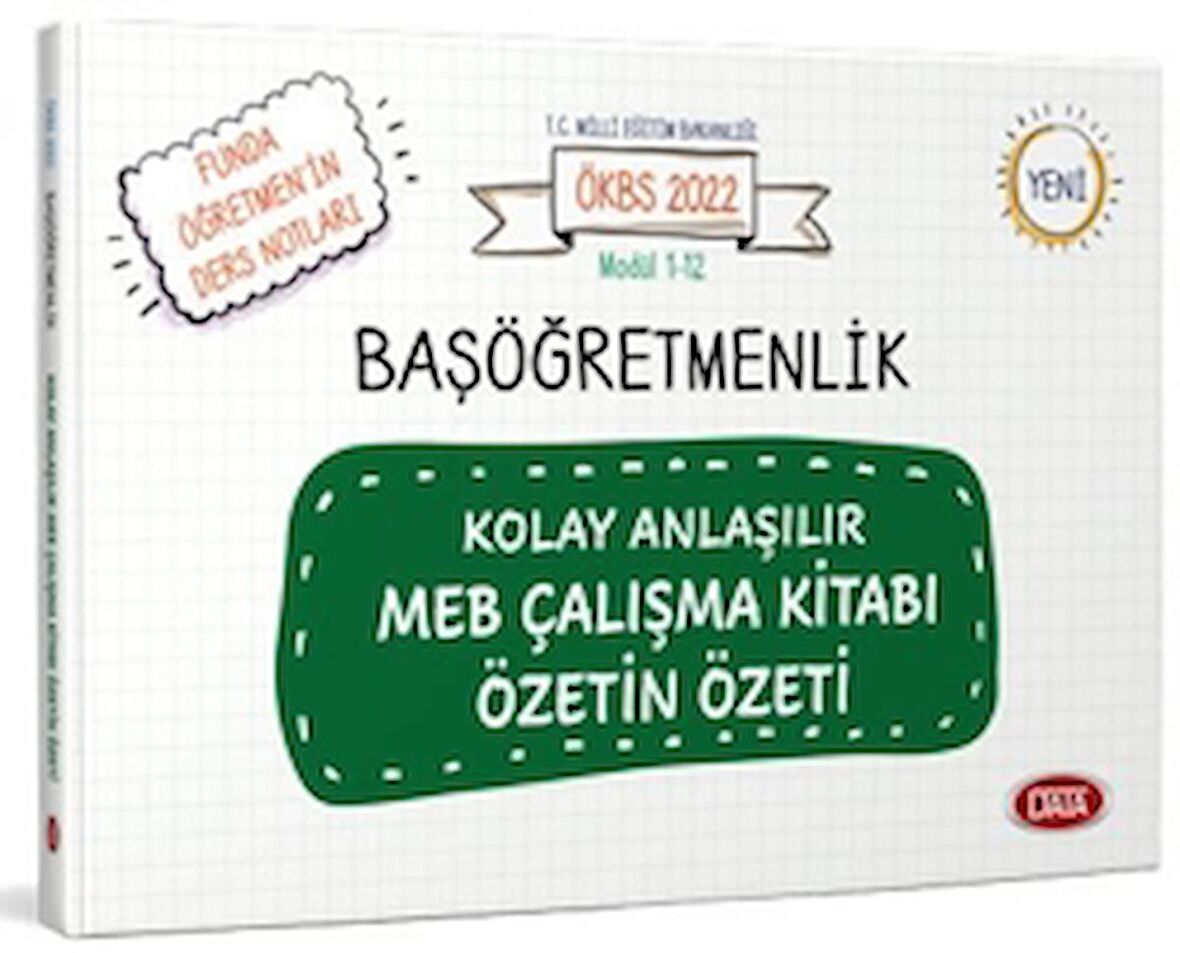 2022 ÖKBS Başöğretmenlik Kolay Anlaşılır MEB Çalışma Kitabı Özetin Özeti