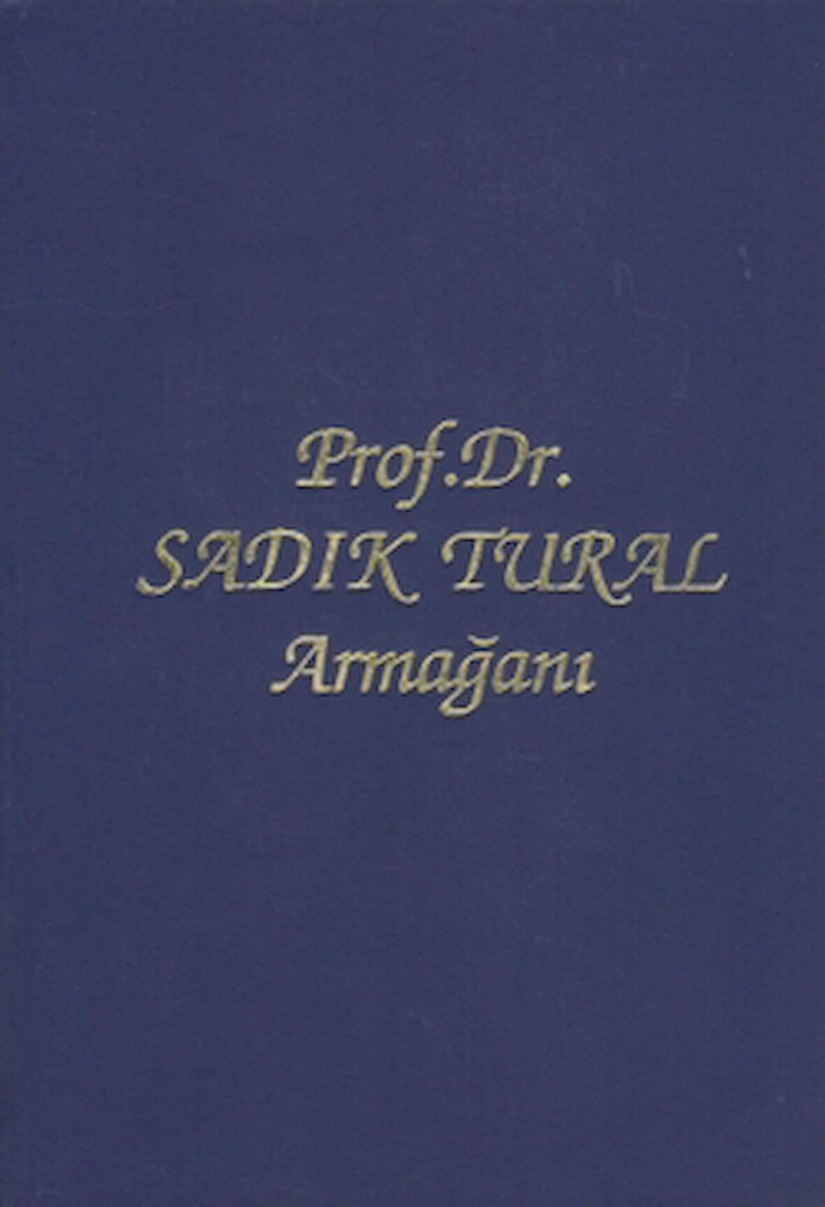 Prof. Dr. Sadık Tural Armağanı