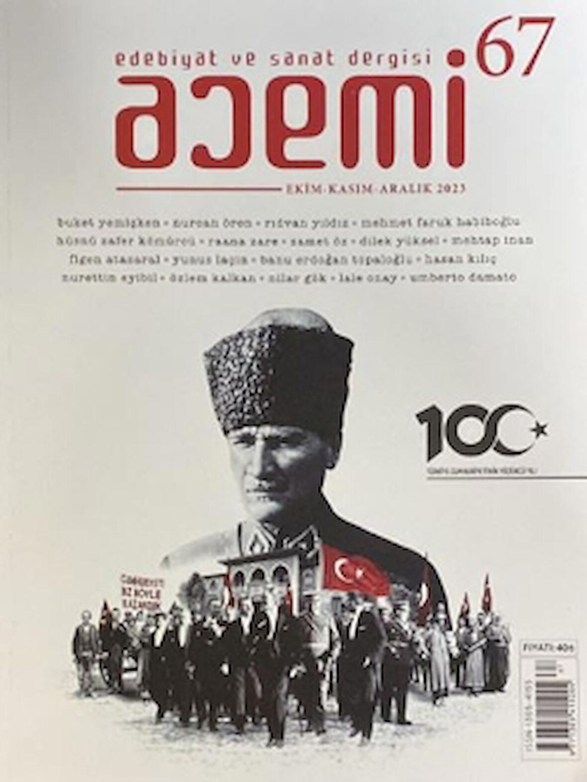 Acemi Edebiyat ve Sanat Dergisi Ekim Kasım Aralık Sayı: 67-2023