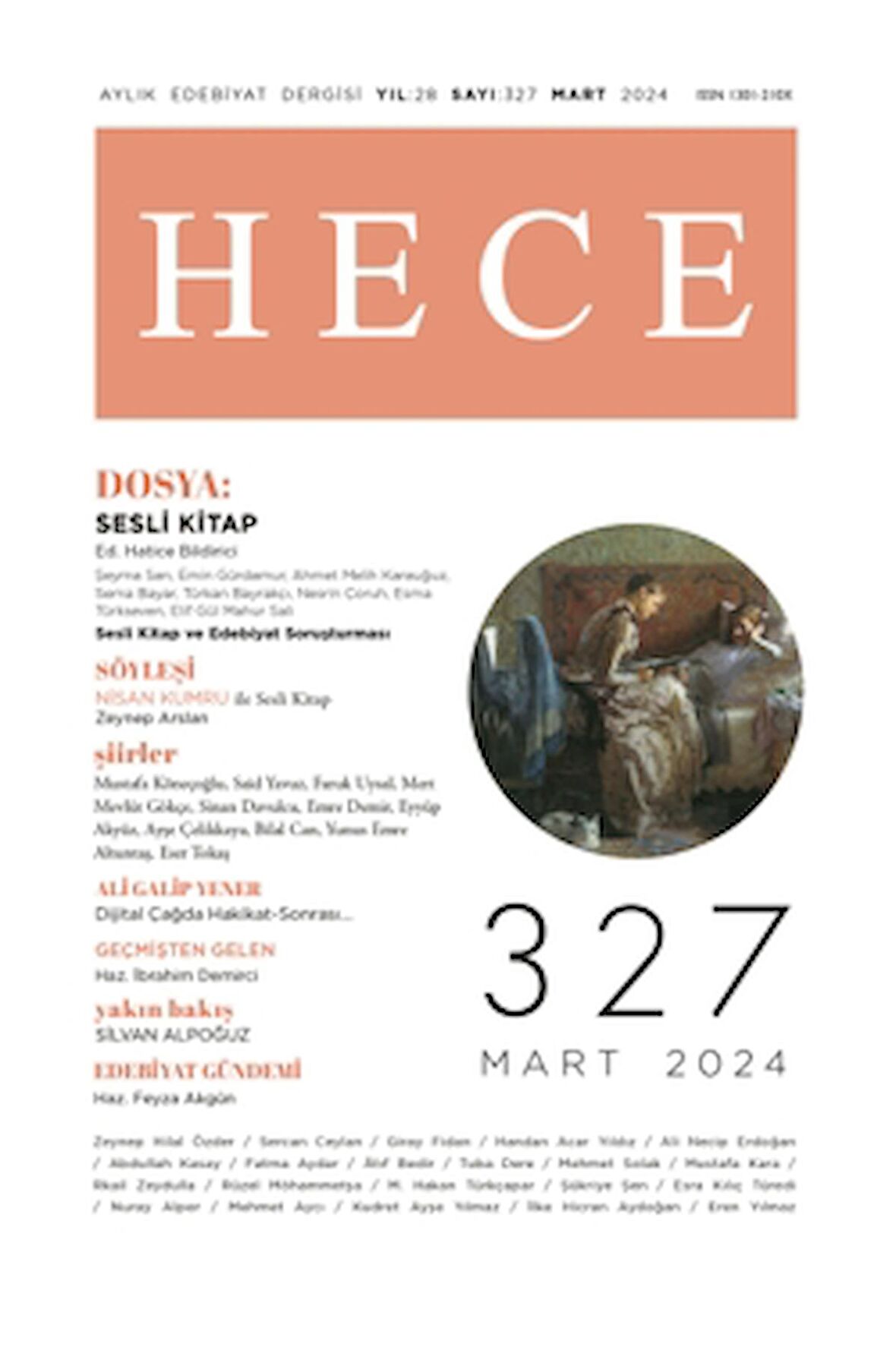 Hece Dergisi - Sayı: 327 Mart 2024