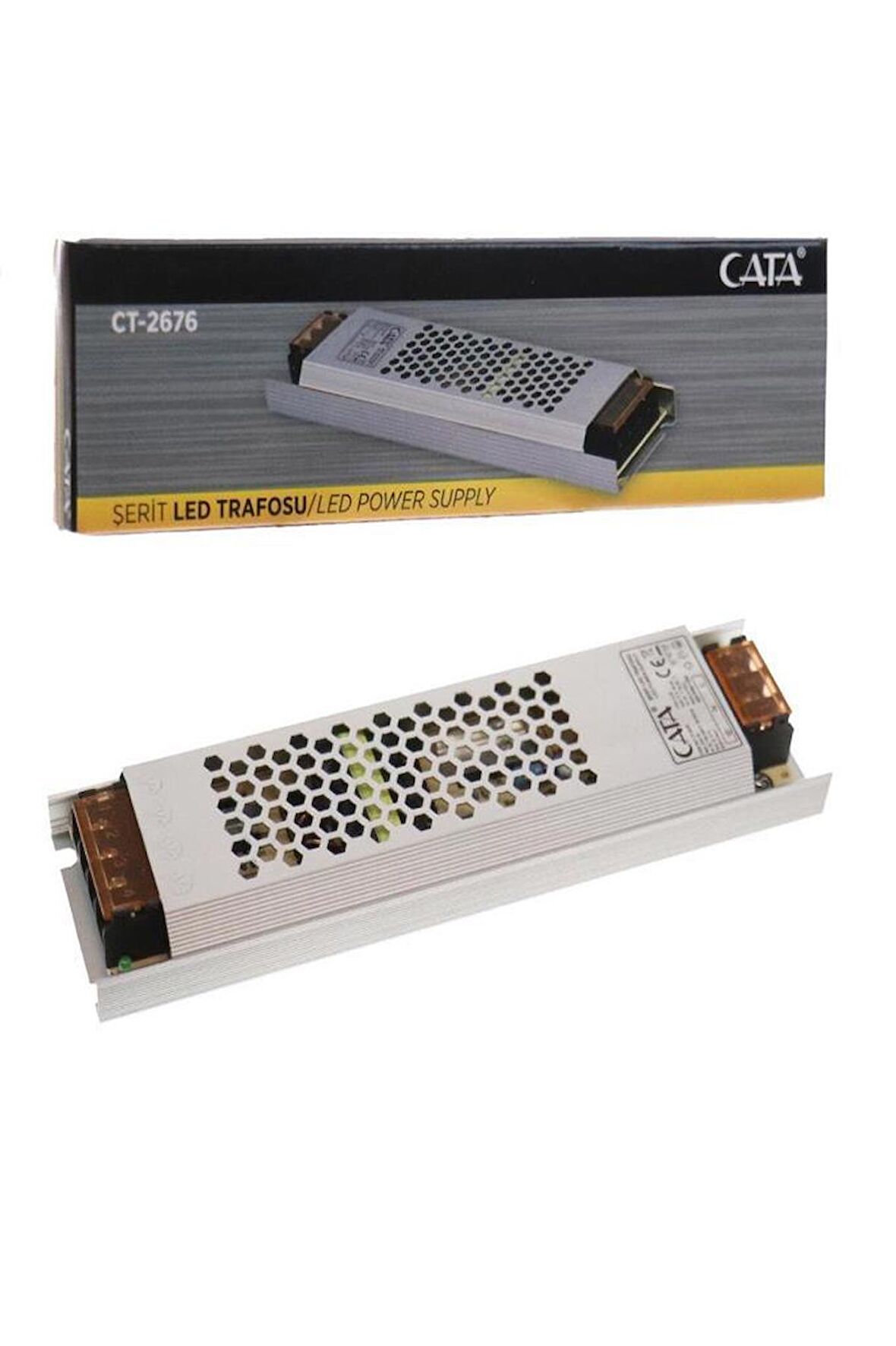 Cata CT-2676 17A 204W Slim Led Şerit Trafosu