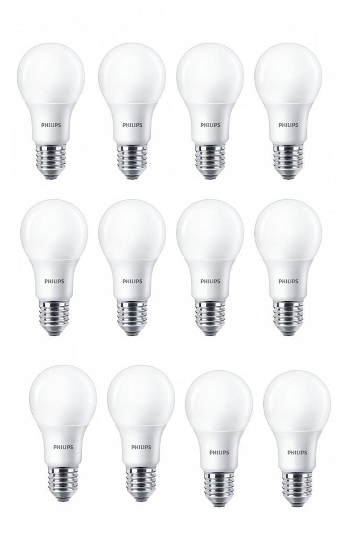 Philips 13W Led Ampul Beyaz 6500K E27 Duy (12 Adet)