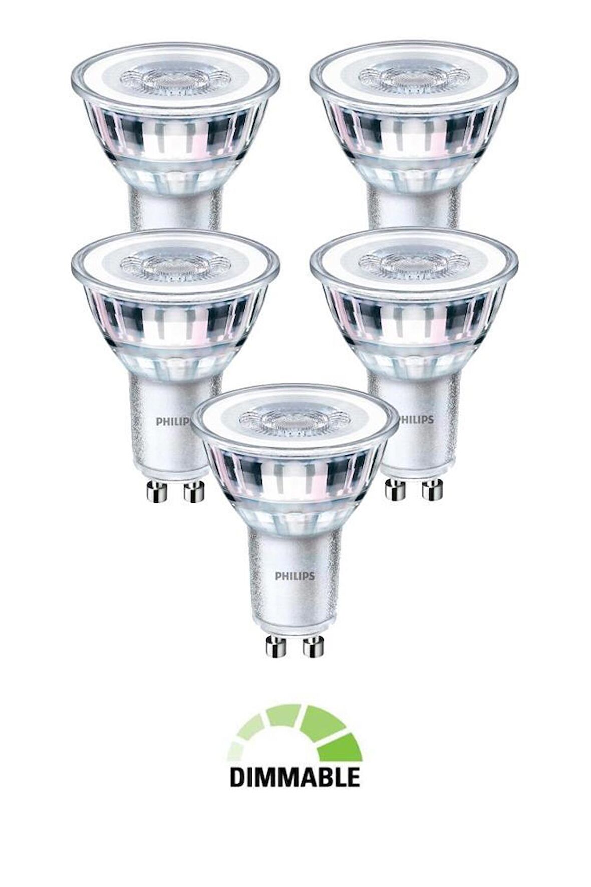 Philips Corepro 4W (50W) Dim Led Ampul Sarı 2700K - 5 Adet Çanak Ampul