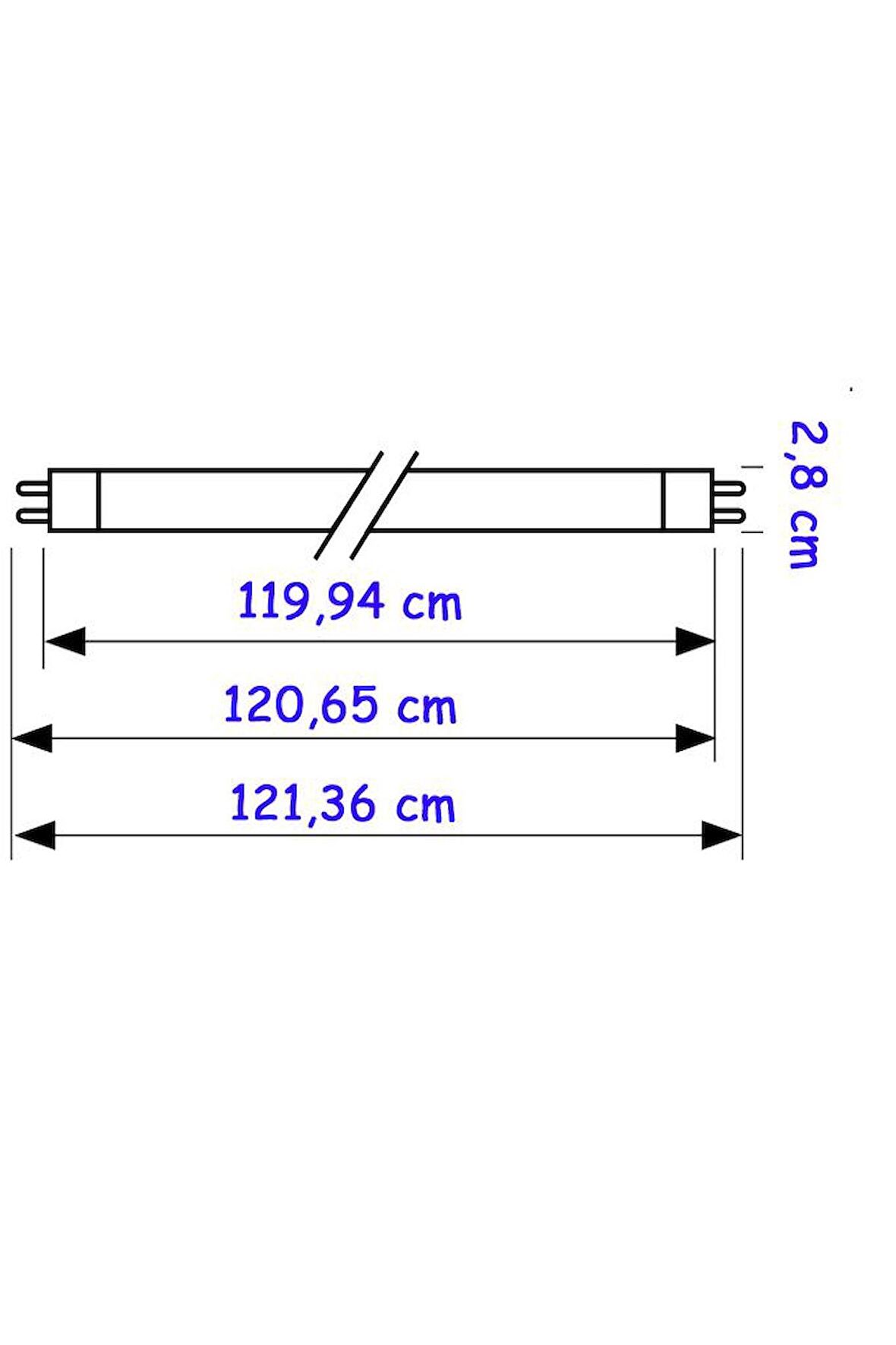 Philips Master TL-D 36W/827 T8 Floresan Ampul Sarı 120 cm Floresan Lamba