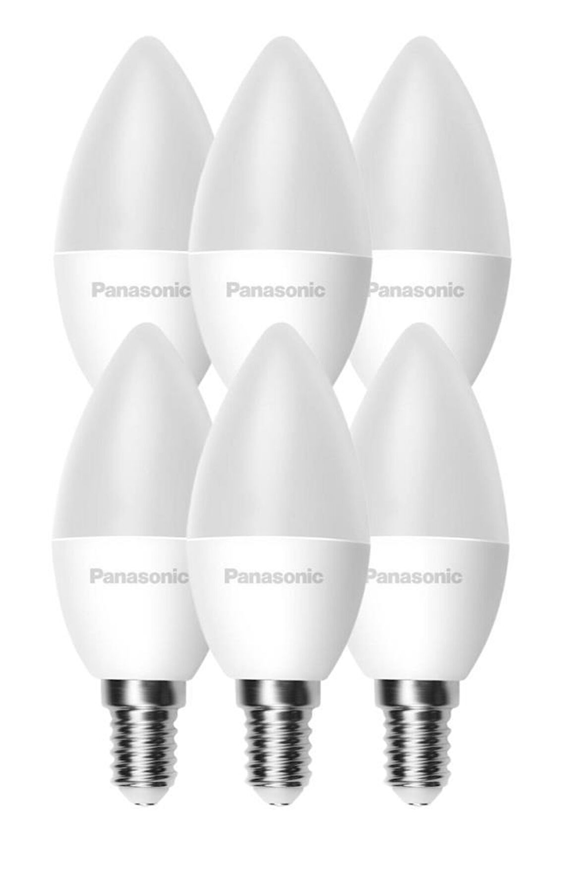 Panasonic 4,9W (40W) Led Mum Ampul Sarı 2700K - E14 6 Adet Avize Lambası