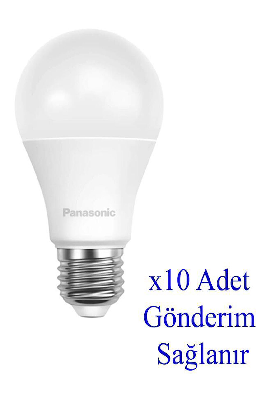 Panasonic 8,5W (60W) Led Ampul 2700K - Sarı Işık 10 Adet Tasarufflu Lamba