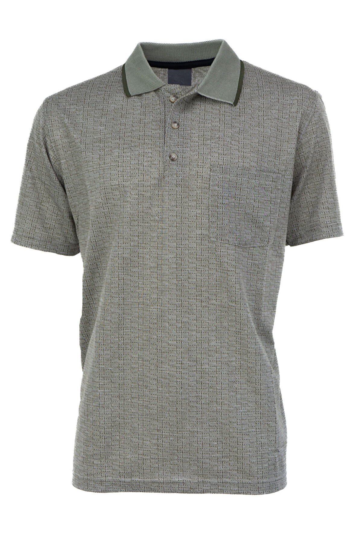 Oppland Erkek T-shirt Yazlık Cepli Kısa Kollu Modern Jakarlı Lonelli Model Rahat Kesim Pamuklu Kumaş