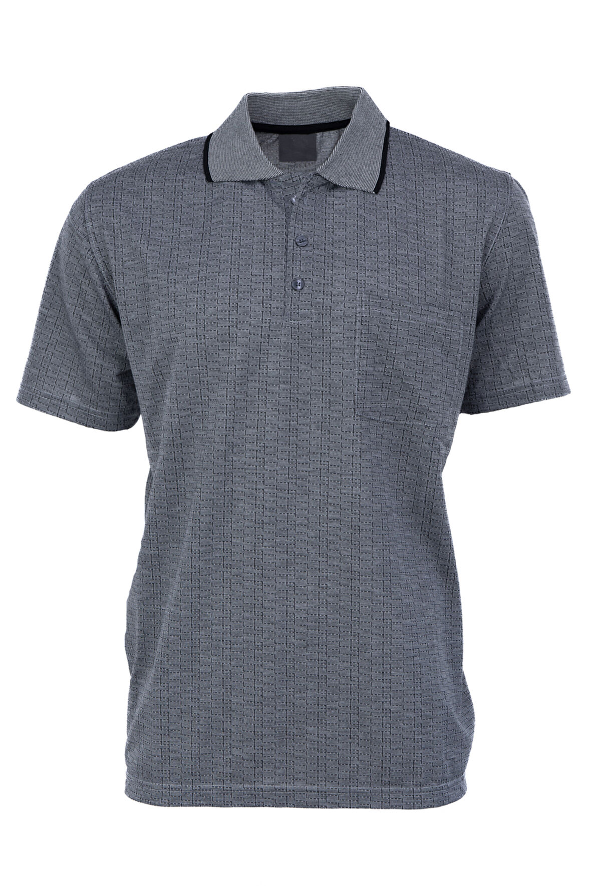 Oppland Erkek T-shirt Yazlık Cepli Kısa Kollu Modern Jakarlı Lonelli Model Rahat Kesim Pamuklu Kumaş