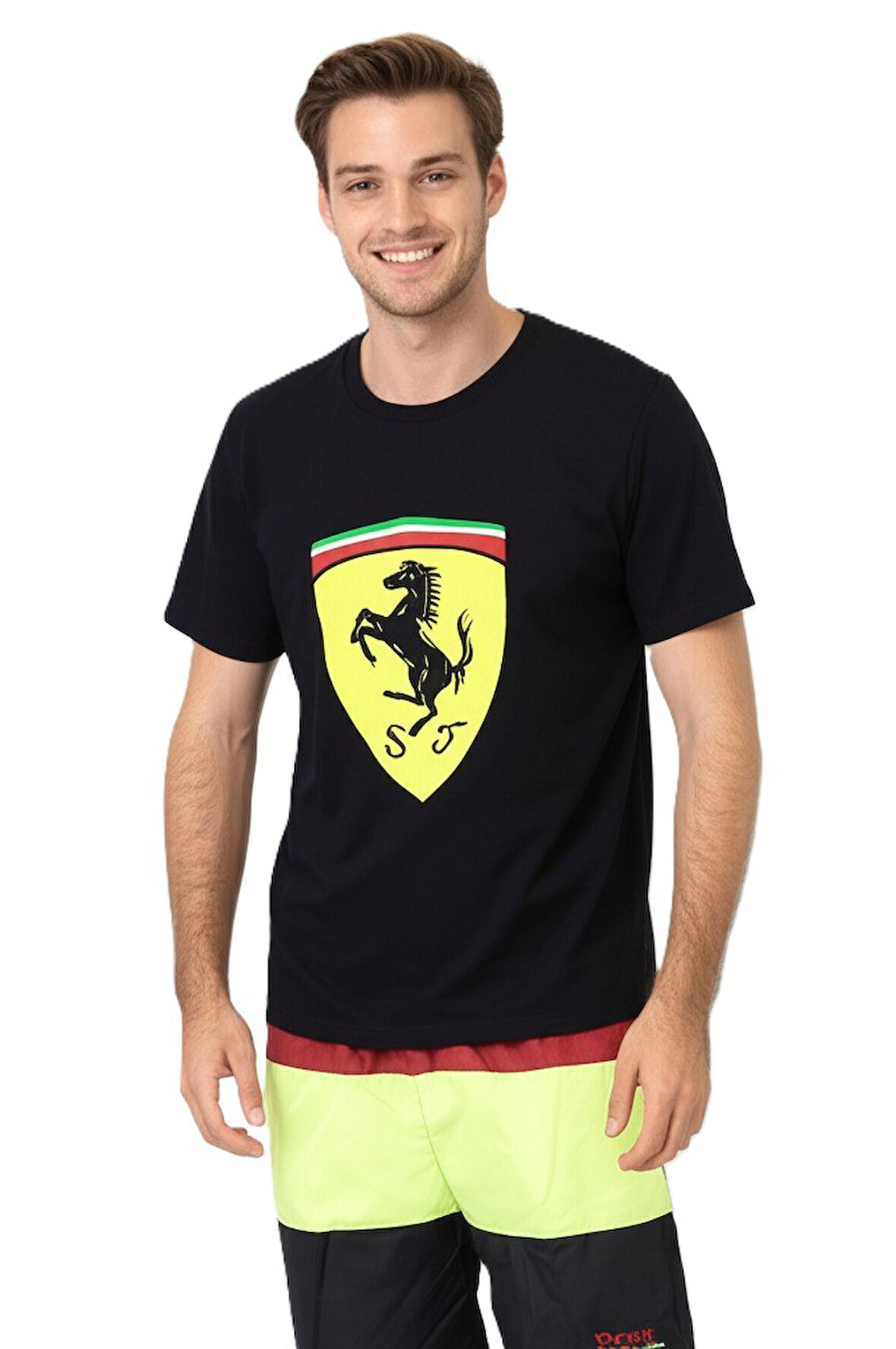 Oppland Erkek Deniz Şortu Beli Lastikli ve Bağcıklı Cepli File Astarlı Su Tutmayan OPEDS26STNMOD32