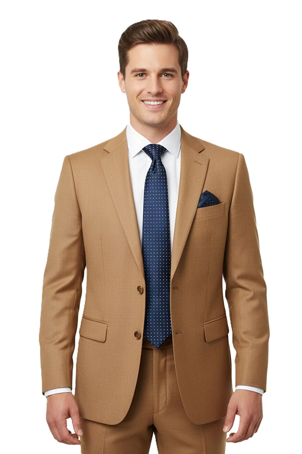 Oppland Erkek Kravat Klasik Mendilli Şık Kolay Şekil Alabilen Leke Tutmaz Mühür Model Geniş Tasarım