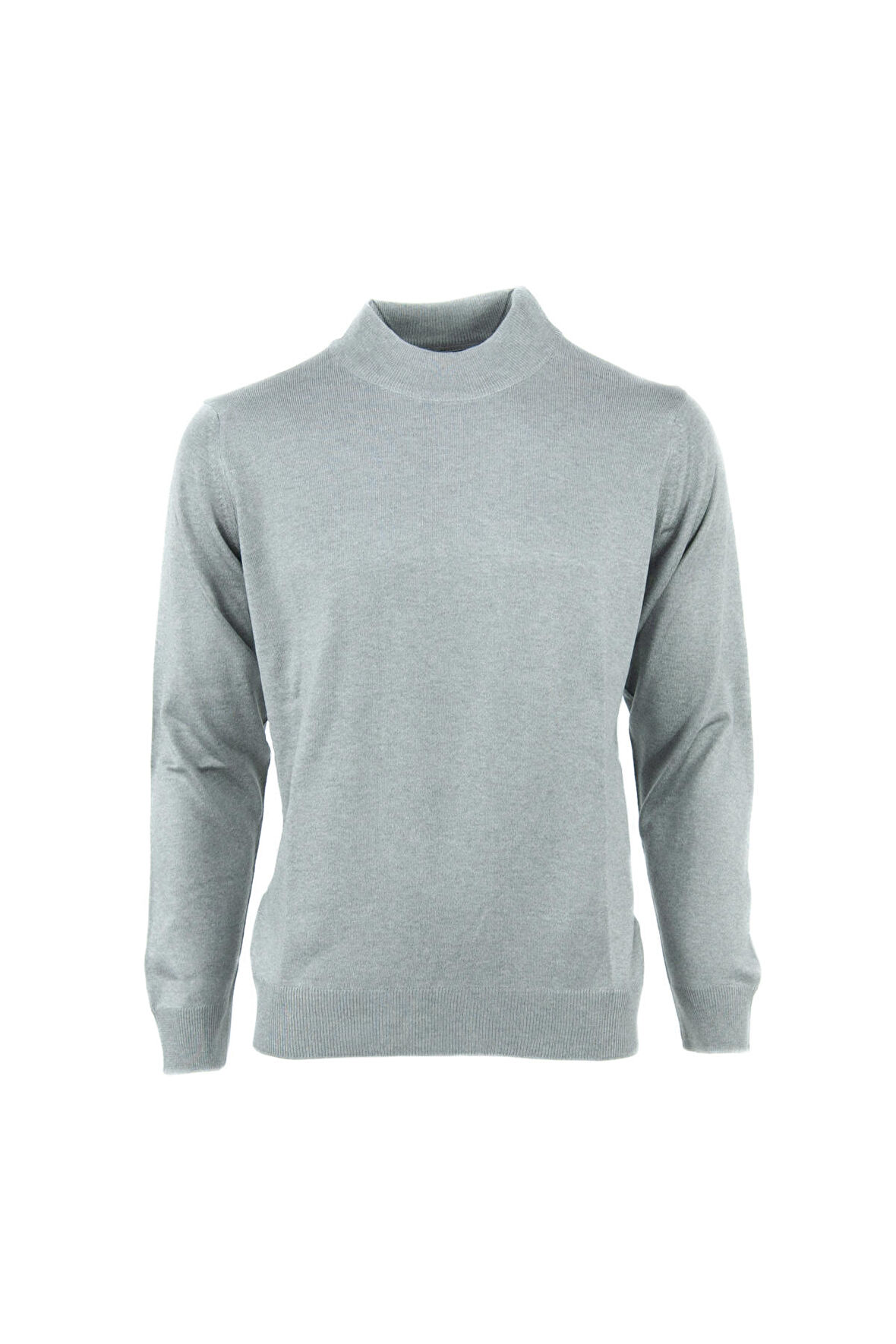 Oppland Erkek Mevsimlik Yünlü Örme Klasik Yarım Balıkçı Yaka Kazak Sık Örme Rahat Kesim Tam Kalıp