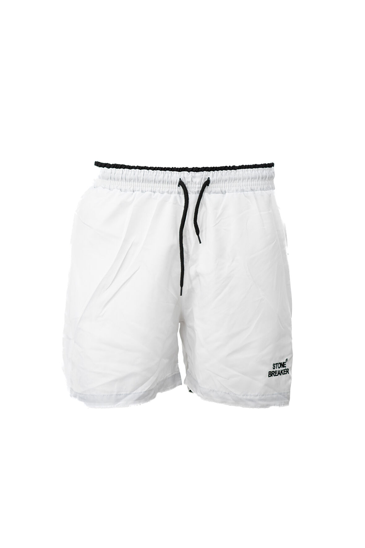 Oppland Erkek Deniz Şortu Beli Lastikli ve Bağcıklı Cepli içi File Astarlı Su Tutmayan Hafif Kumaş