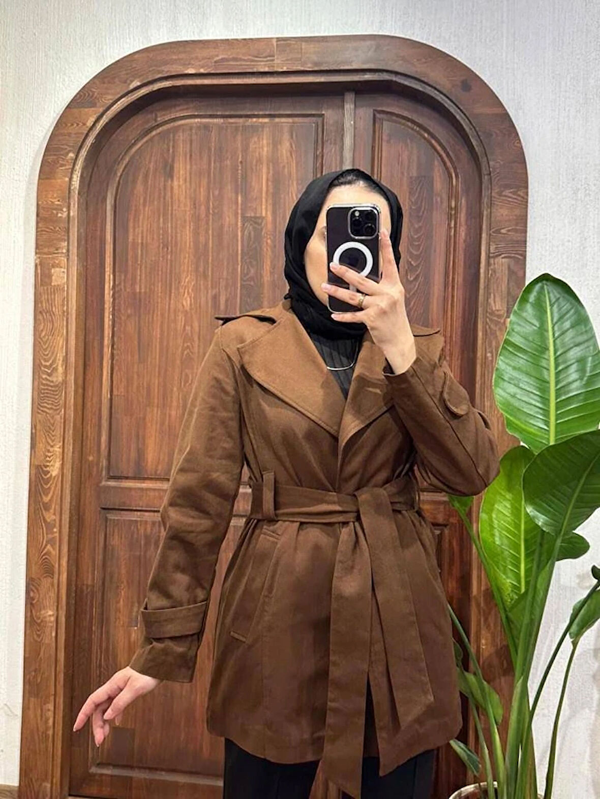 Niya Kısa Trençkot TNS-4444