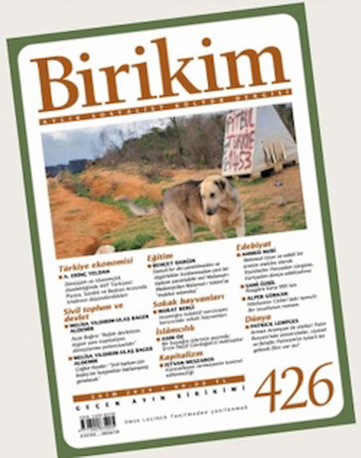 Birikim Dergisi Sayı 426 - Ekim 2024